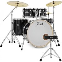 Pearl Export 22 Am. Fusion Drum Kit w/Free Stool Jet Black