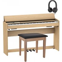 Roland F701 Digital Piano Package Light Oak