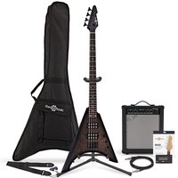 Harlem V Bass Guitar + 35W Amp Pack Trans Black