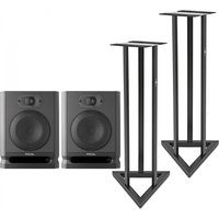 Focal Alpha 65 Evo Active Studio Monitors with Stands