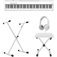 Roland FP-30X Digital Piano with Stand Stool and Headphones White