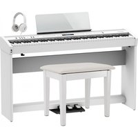 Roland FP-60X Home Piano Bundle White