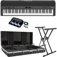 Roland FP-90X Digital Piano Live Performance Bundle Black