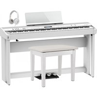 Roland FP-90X Home Piano Bundle White