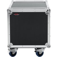 Gator G-TOUR 10U CAST Standard Audio Road Rack Case with Casters