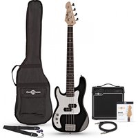 Read more about the article 3/4 LA Left Handed Bass Guitar + 15W Amp Pack Black