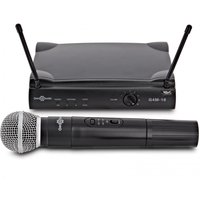 Single Handheld Wireless Microphone System by Gear4music