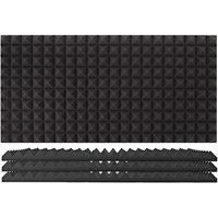 AcouFoam 100x50cm Acoustic Panel by Gear4music Pack of 4