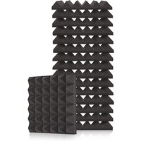 AcouFoam 30cm Acoustic Panels by Gear4music Pack of 16