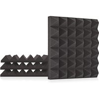 AcouFoam 30cm Acoustic Panels by Gear4music Pack of 4