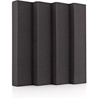 AcouFoam 30cm 4-Wedge Acoustic Panel by Gear4music