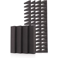 Read more about the article AcouFoam 30cm 4-Wedge Acoustic Panels by Gear4music Pack of 16