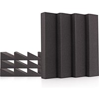 AcouFoam 30cm 4-Wedge Acoustic Panels by Gear4music Pack of 4