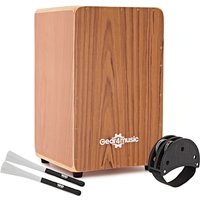 Cajon by Gear4music Teak with Bag and Accessories