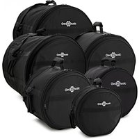 Deluxe Padded Fusion Drum Bag Set by Gear4music