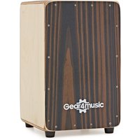 Compact Cajon and Gigbag by Gear4music Ebony