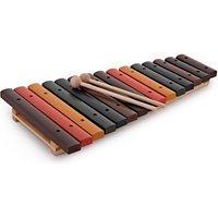 15 Key Colourful Xylophone with Mallets by Gear4music