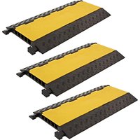 5 Channel Cable Protector Bridges by Gear4music Pack of 3