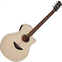 Yamaha APX600 Electro Acoustic Vintage White