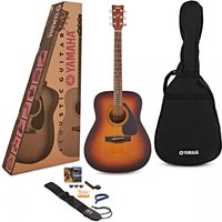 Yamaha F310II Acoustic Guitar Package Tobacco Sunburst