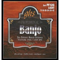 Read more about the article GHS PF120 Stainless Steel 6 String  Banjo Strings Light Gauge