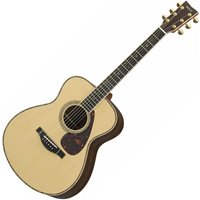 Yamaha LS56 Custom ARE Acoustic Guitar Natural Nitro Lacquer