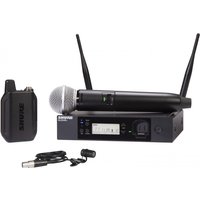 Shure GLXD124R+/85 Wireless Microphone System with WL185 and SM58