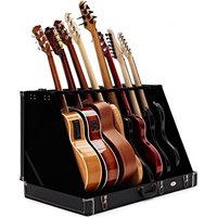 8 Guitar Rack Case by Gear4music Black