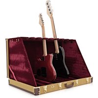 8 Guitar Rack Case by Gear4music Tweed