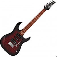 Ibanez GRX70QA GIO Transparent Red Burst