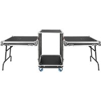 Gator GTOUR16U-TBL G-TOUR 16U Rack with Convertible Table-Top Lids