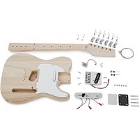 Guitarworks Solo-Cutaway DIY Electric Guitar Kit Ash Body