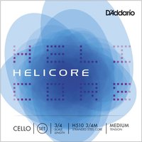 DAddario Helicore Cello Strings Set 3/4 Size Medium