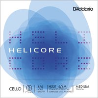DAddario Helicore Fourths-Tuning Cello G String 4/4 Size Medium