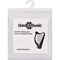 12 String Harp String Set by Gear4music