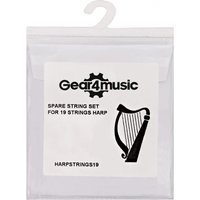 19 String Harp String Set by Gear4music