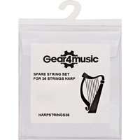 36 String Harp String Set by Gear4music