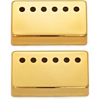 Guitarworks Humbucker Pickup Cover with Holes Gold (Pack of 2)