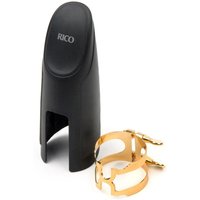 Rico by DAddario H-Ligature for Baritone Sax Gold-Plated