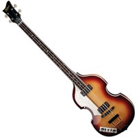 Hofner HCT 5001 Left Handed Violin Bass Guitar Sunburst