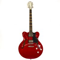 Read more about the article Hofner HCT Verythin Electric Guitar Red – Secondhand