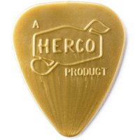 Dunlop Herco Vintage 66 Light Gold Guitar Pick Pack of 6