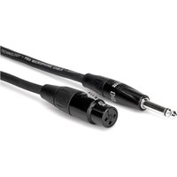 Hosa Pro Microphone Cable REAN XLR3F to 1/4 in TS 5 ft