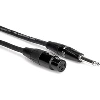 Hosa Pro Microphone Cable REAN XLR3F to 1/4 in TS 10 ft