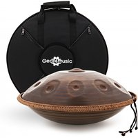 Handpan with Carrying Bag 10 Notes D Kurd by Gear4music