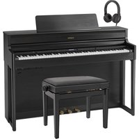 Roland HP704 Digital Piano Package Charcoal Black