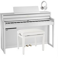 Roland HP704 Digital Piano Package White