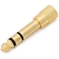 Headphone Jack Adaptor Gold by Gear4music