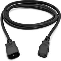 IEC Extension Cable 1.5m IEC Male to Female by Gear4music