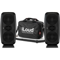 IK Multimedia iLoud MTM Monitors with Micro Monitor Travel Bag